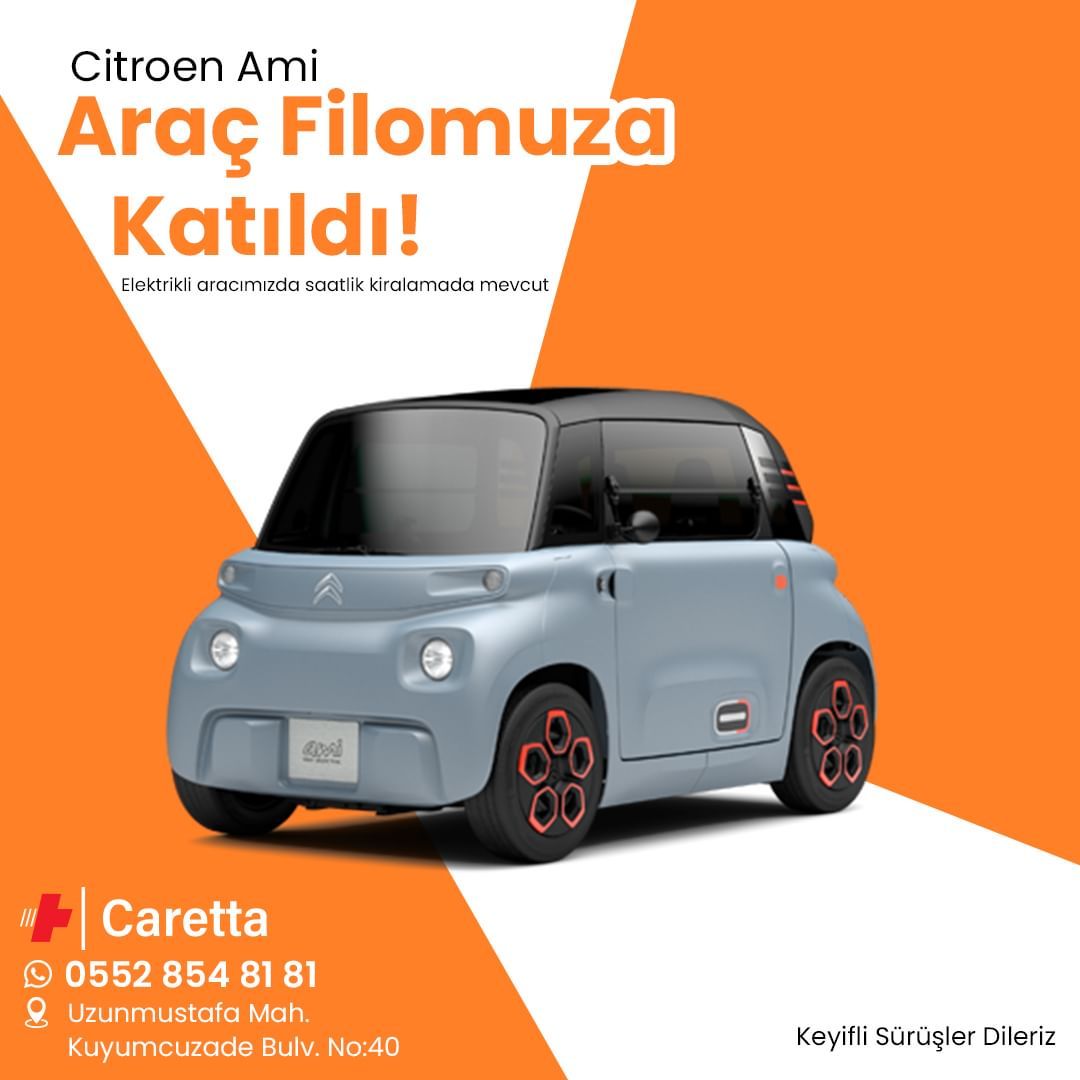Citroen Ami araç filomuza katıldı!